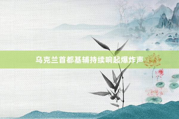 乌克兰首都基辅持续响起爆炸声