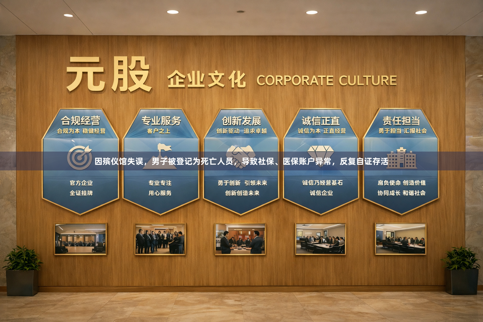因殡仪馆失误，男子被登记为死亡人员，导致社保、医保账户异常，反复自证存活