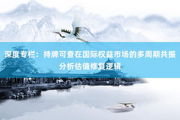 深度专栏：持牌可查在国际权益市场的多周期共振分析估值修复逻辑